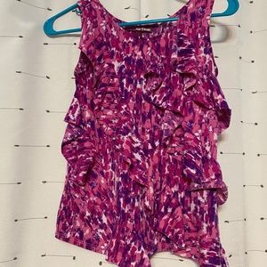 Ruffled tank!